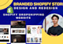 design shopify dropshipping store shopify website design